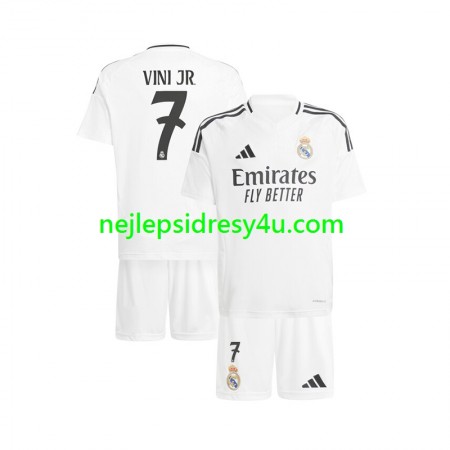 Fotbalový Dres Real Madrid Vinicius Junior 7 Dětské Domácí 2024/25